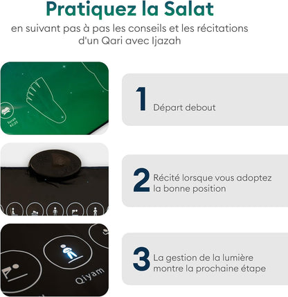 Tapis de Prière Interactif de Chez Pray Ease : Votre compagnon d'apprentissage